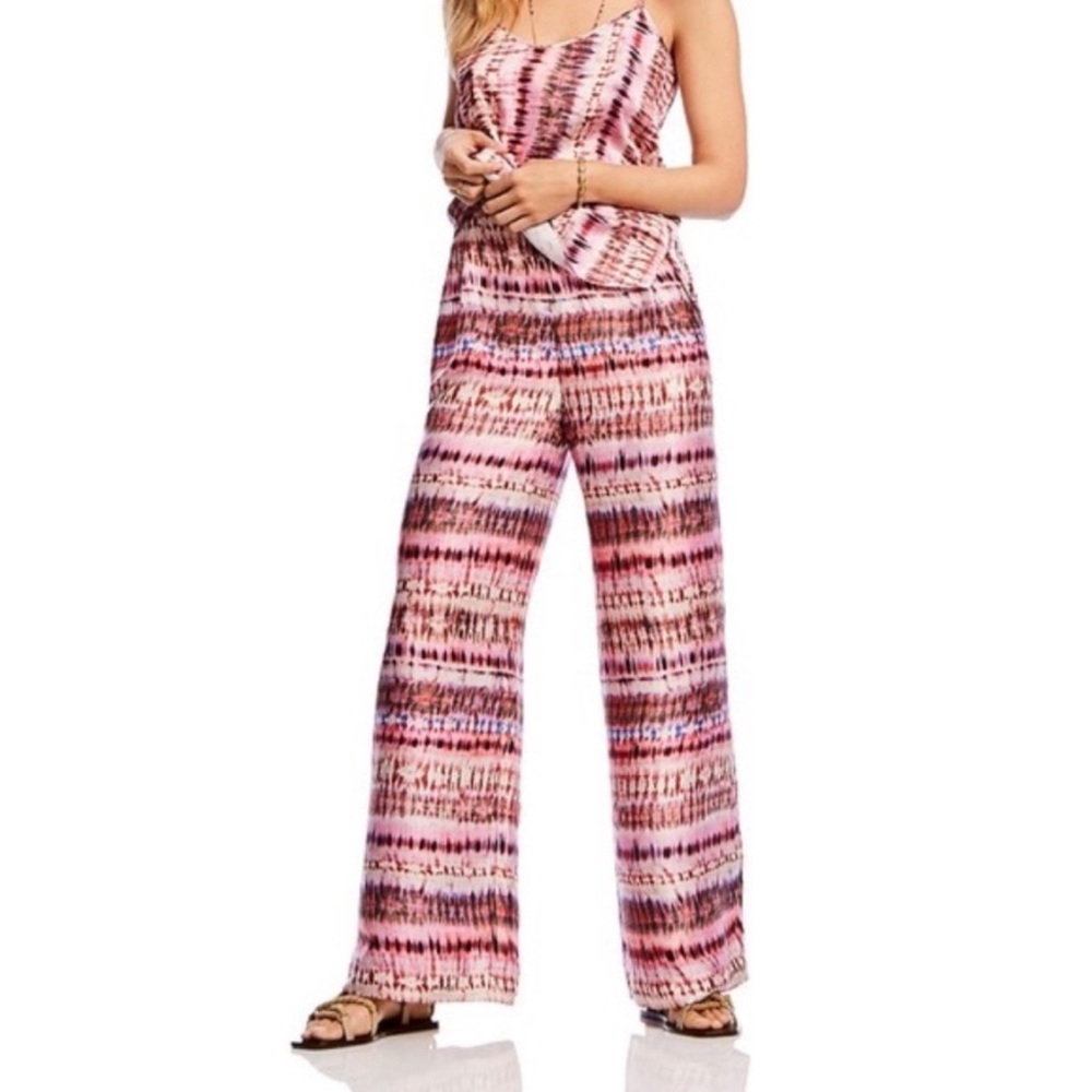 NWT LINI Womens Brett Fuchsia High Rise Pant size M